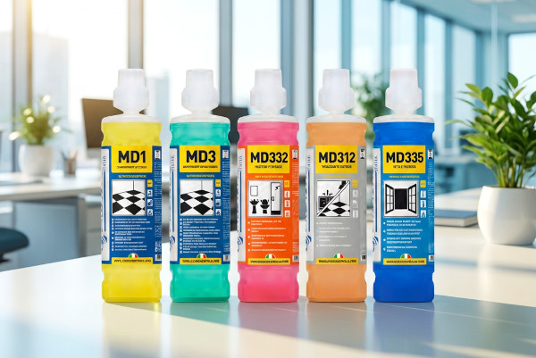 Pulizia professionale con detergenti concentrati